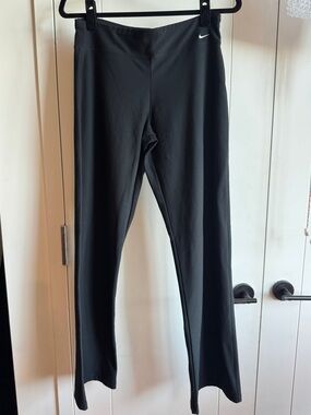 Nike Black Dri-FIT Leggings with White Swoosh